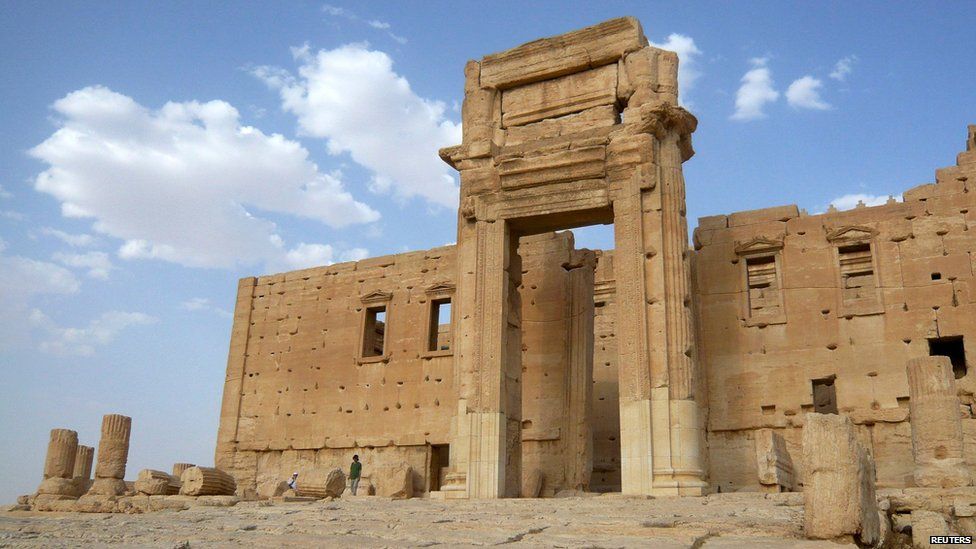 Temple of Bel in Palmyra, Syria, before its destruction by Islamic State (IS) (4 August 2010)