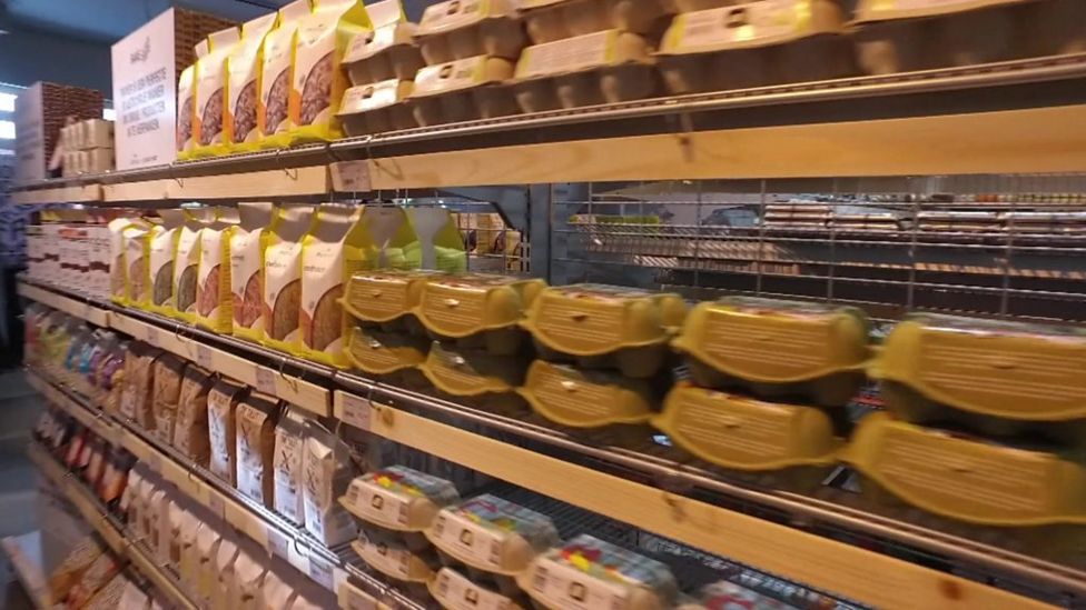 'Plastic attack' packaging protesters hit Tesco near Bath BBC News