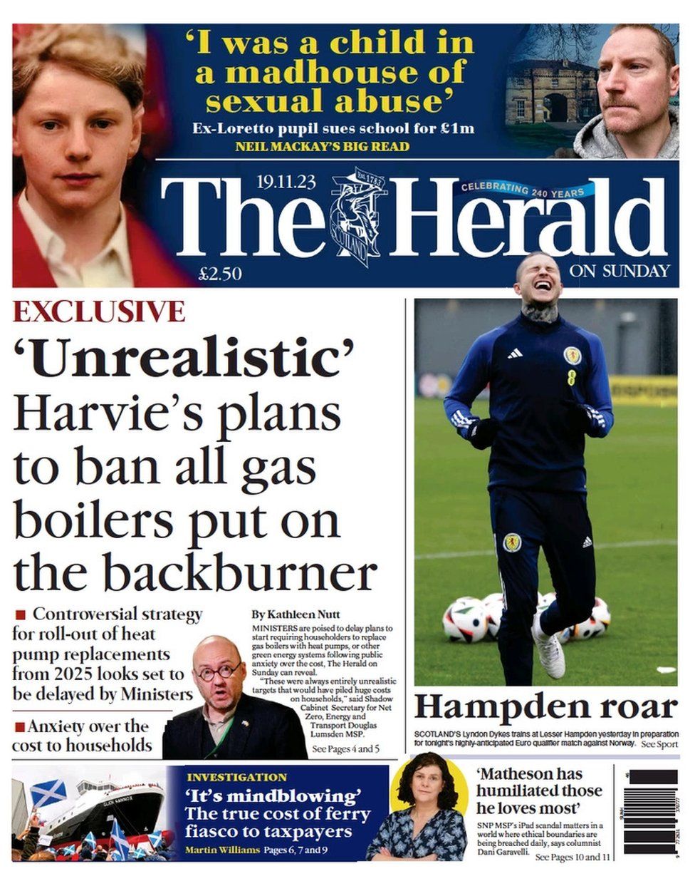 Scotland's papers: 'Hospital blunders' and 'minister for arrogance ...