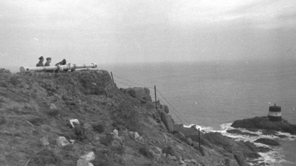Noirmont Point in Jersey, 1941