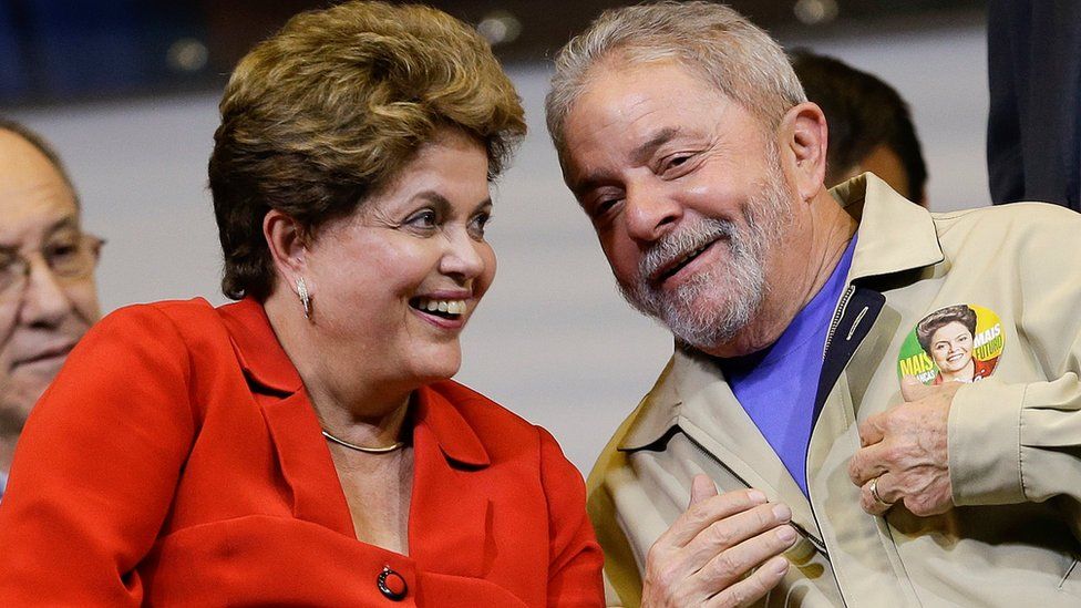 President Rousseff and former President Lula da Silva