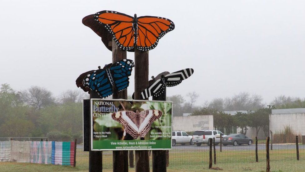 The National Butterfly Center sign