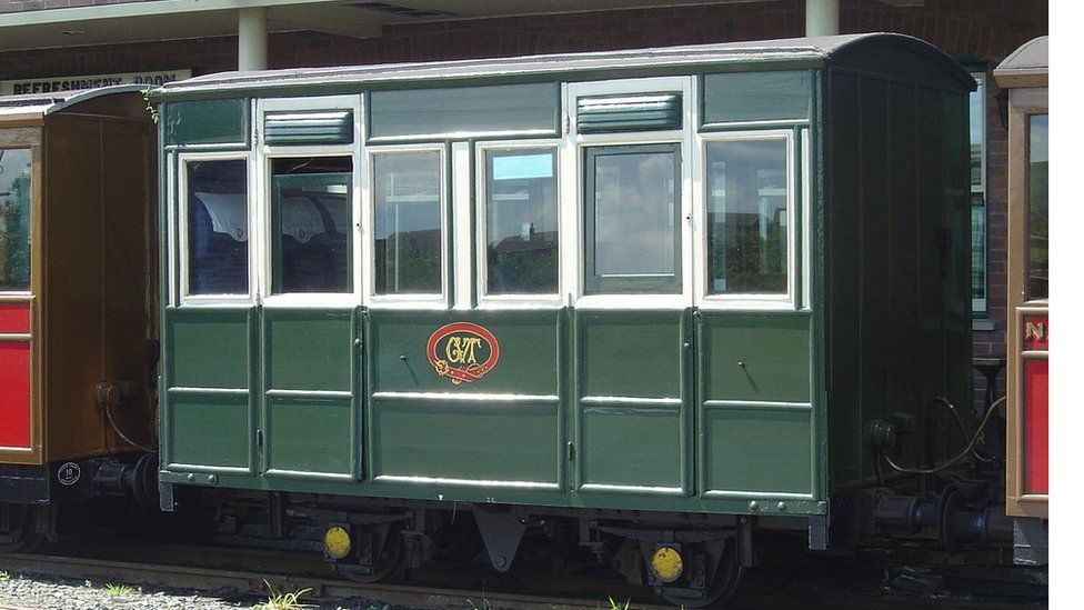 GVT carriage at the Talyllyn Railway