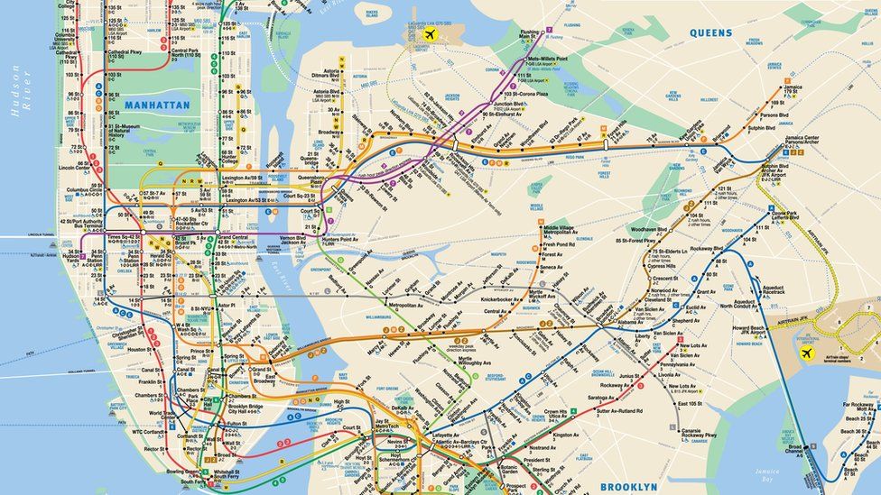 Creator Of New York City Subway Map Michael Hertz Dies Bbc News 8488