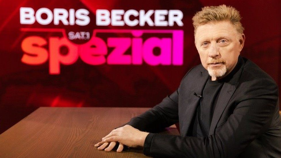 Becker spoke to German TV after initially meeting interviewer Steven Gätjen before he was released