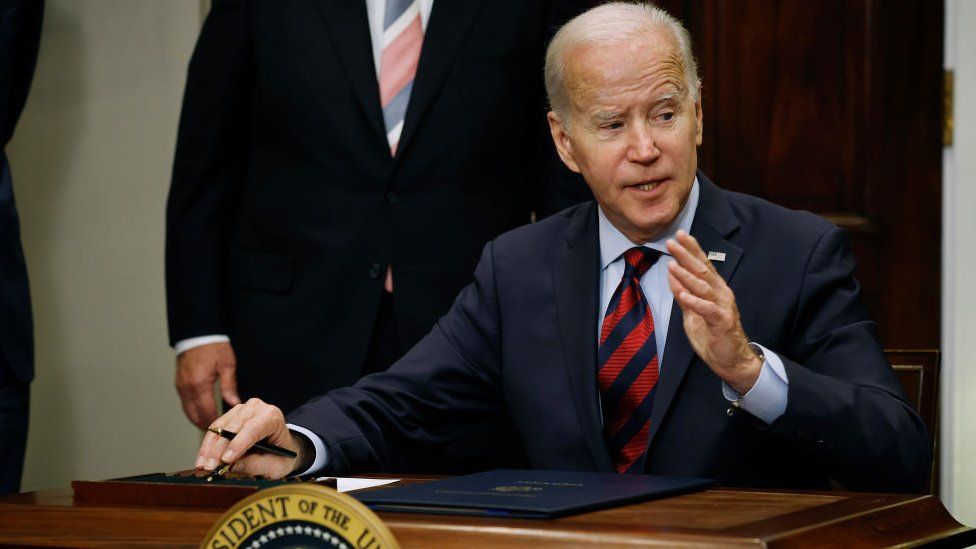 US President Joe Biden signs legislation to avoid a rail strike