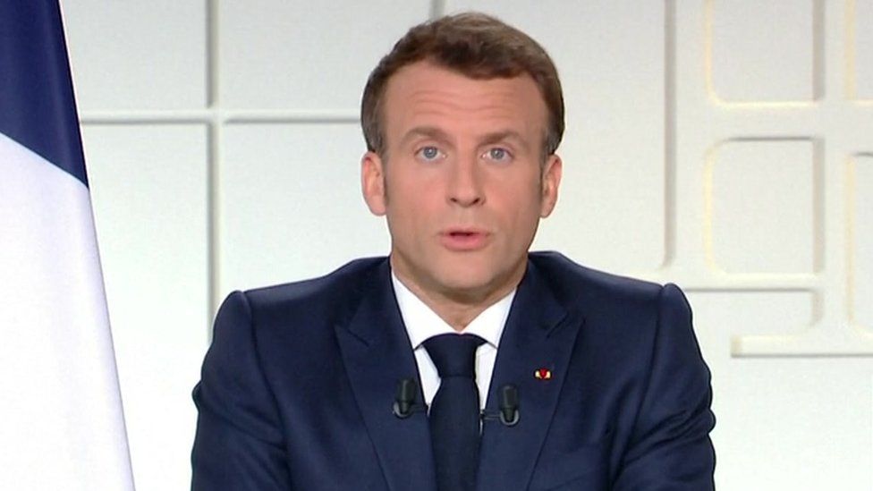 Covid: France schools to close under third lockdown - BBC News