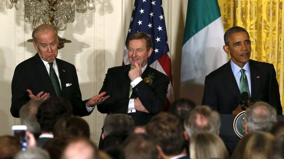 Joe Biden, Enda Kenny and Barack Obama