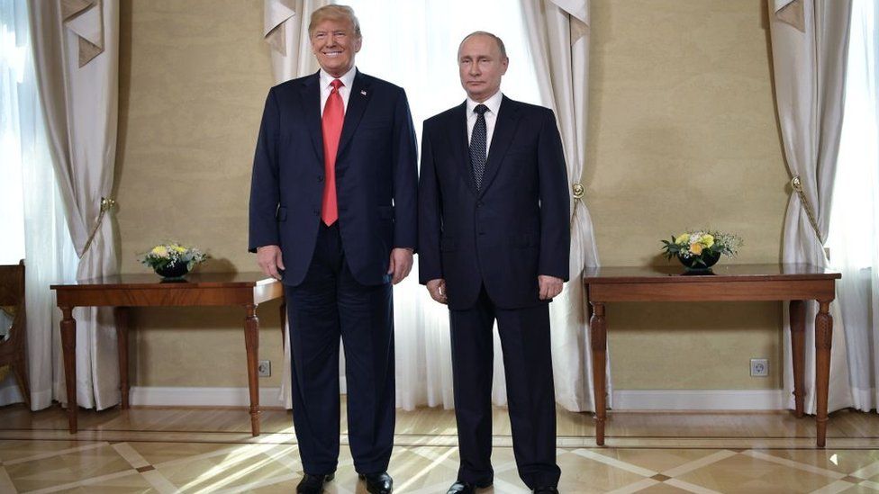 US President Donald Trump and Russian President Vladimir Putin