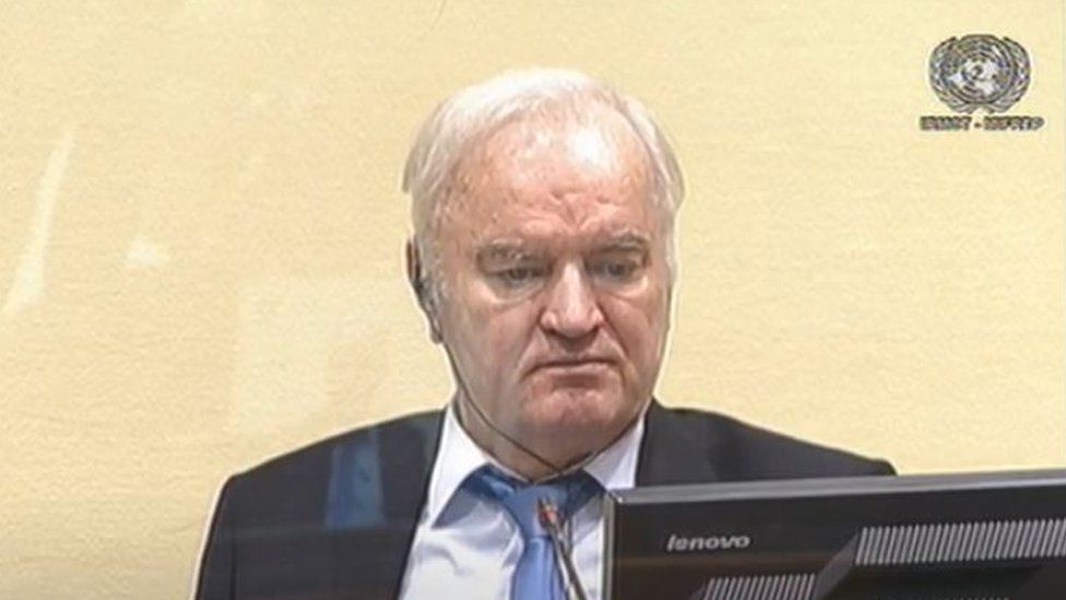 Ratko Mladic in court, 26 August