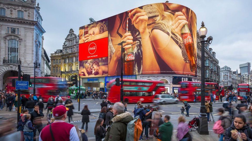 Artists impression of the new Piccadilly Circus display