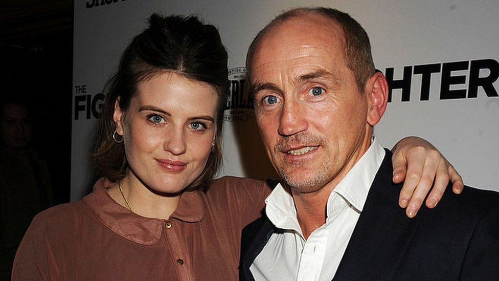 Nika McGuigan and Barry McGuigan attend the private screening of The Fighter at The Soho Hotel on January 24, 2011 in London, England
