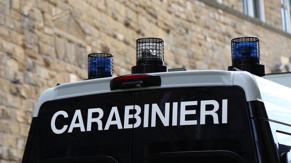 A car of the Carabinieri italian police