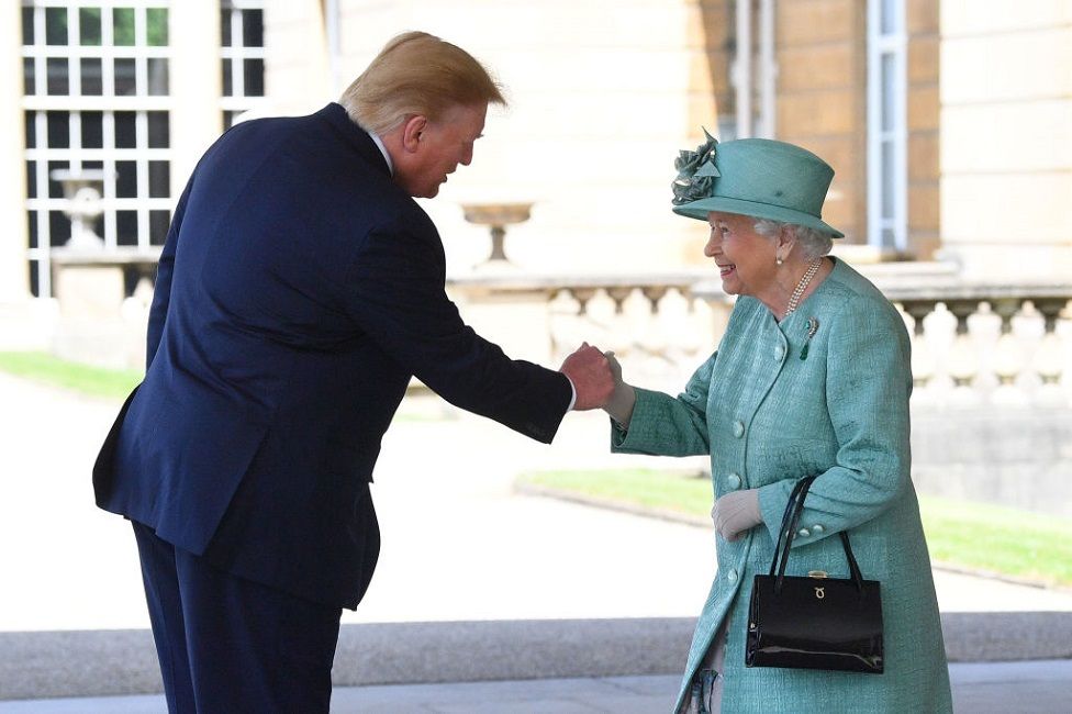 Trump meets the Queen in 2019