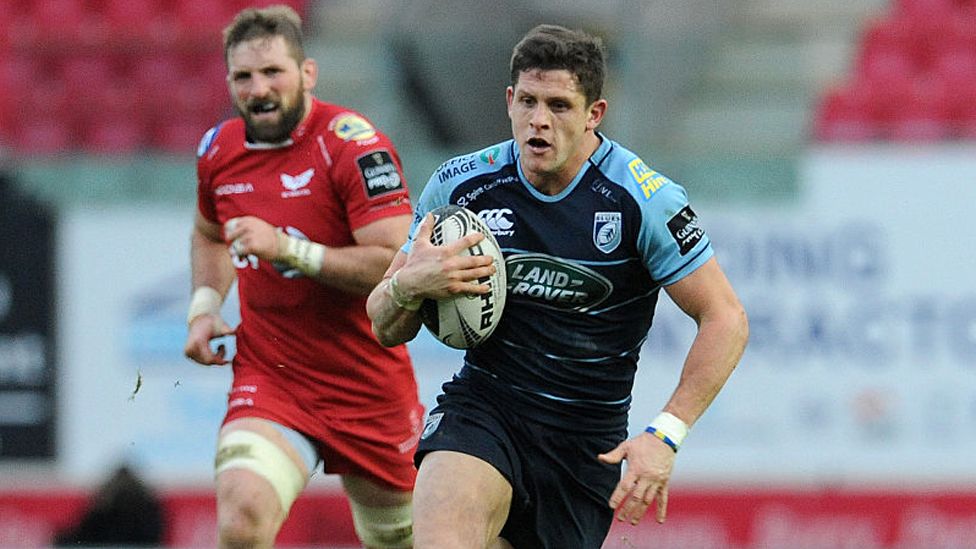 Lloyd Williams in action for the Cardiff Blues