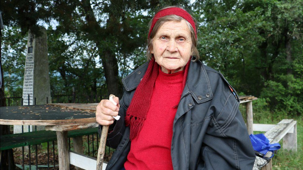 Granny Stanka, a villager from Smirov Dol