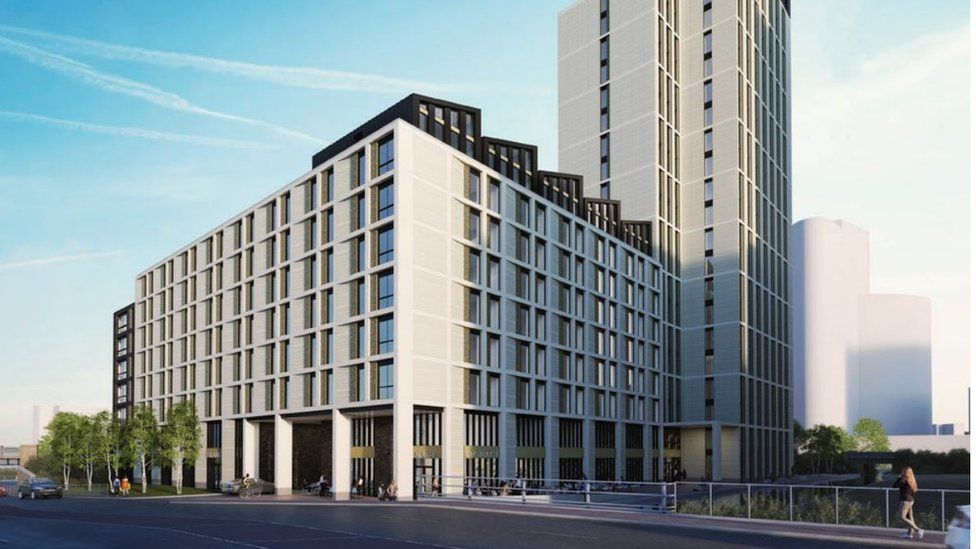 How the student accommodation in Atlantic Wharf, Cardiff, could look
