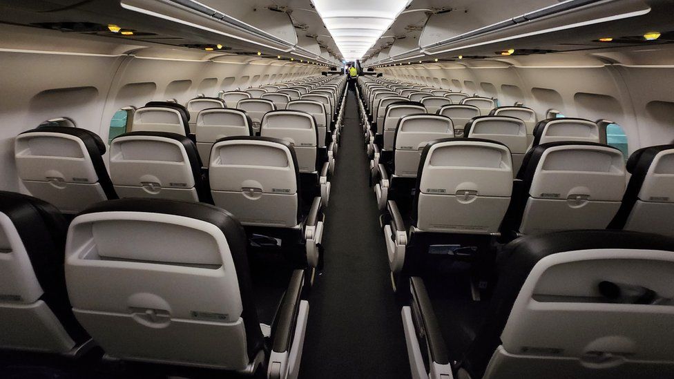 Пустые места в самолете