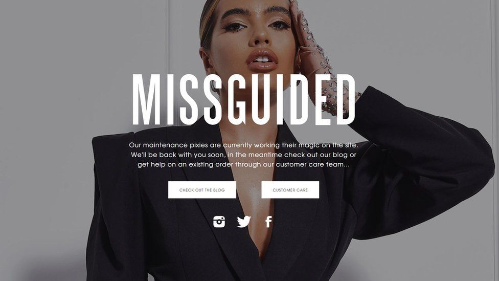 Сайт Missguided