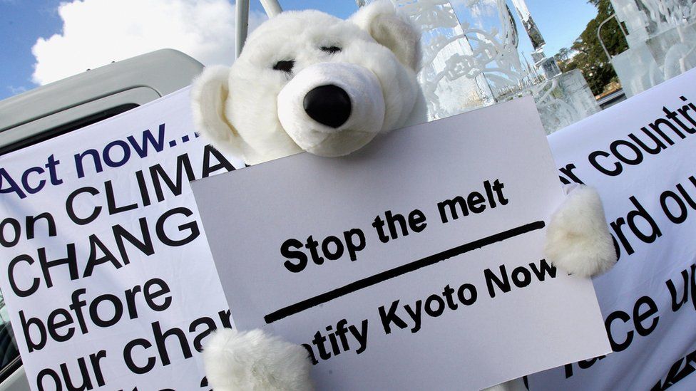 Climate change protest in 2007