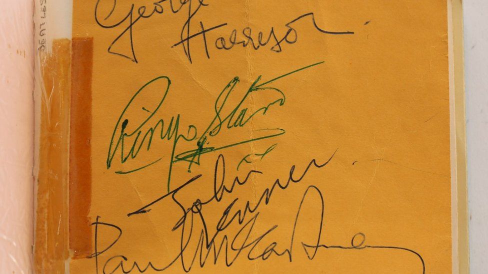 Beatles signatures