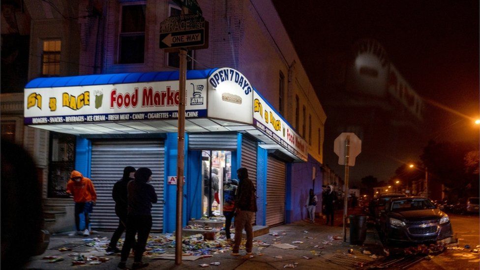 Philadelphia curfew after two nights of chaos and looting BBC News