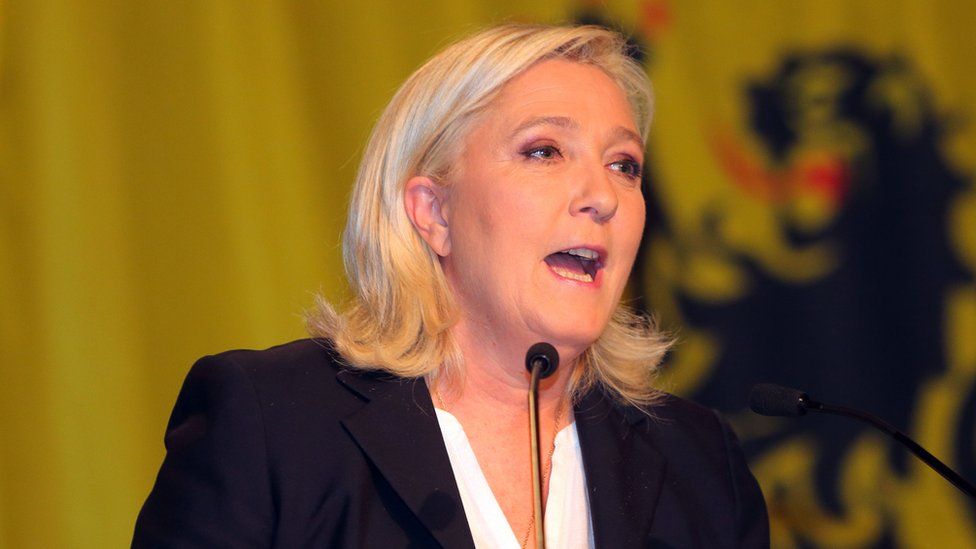 National Front President Marine Le Pen
