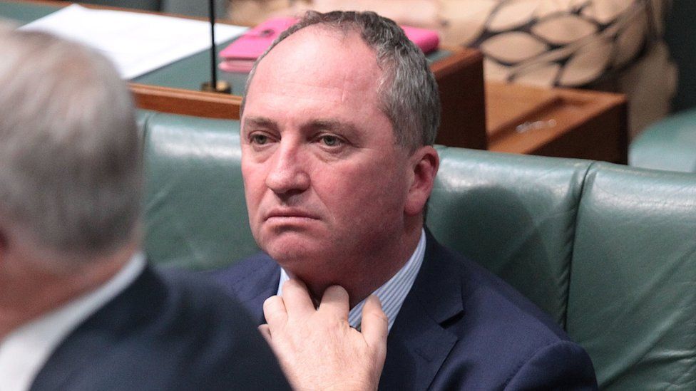Barnaby Joyce in parliament in 2017