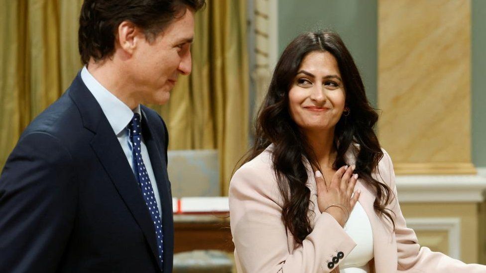 Kamal Khera was sworn in as Canada's Minister of Diversity, Inclusion and Persons with Disabilities