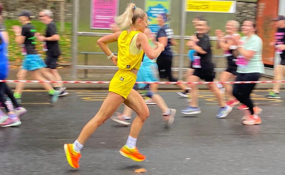 Anya Culling running Run Norwich