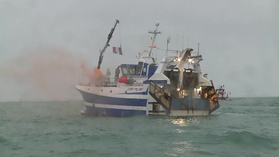 French fishing boat