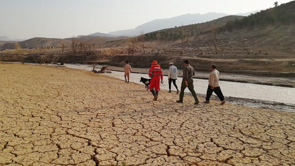 Наводнение в округе Эстабан на юге Ирана