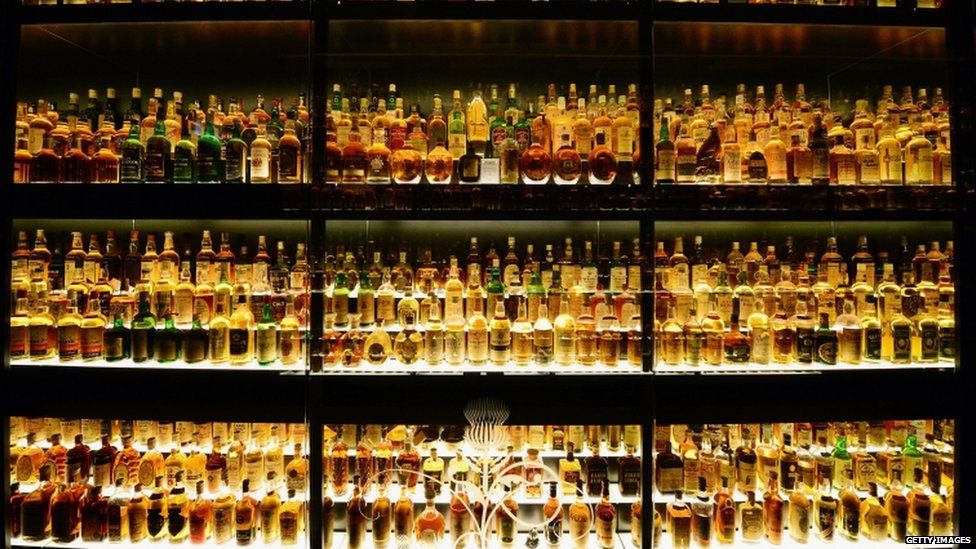 Whisky display