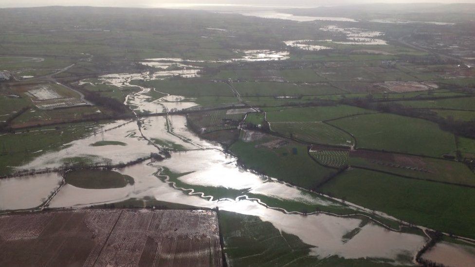 Overflowing river clyst