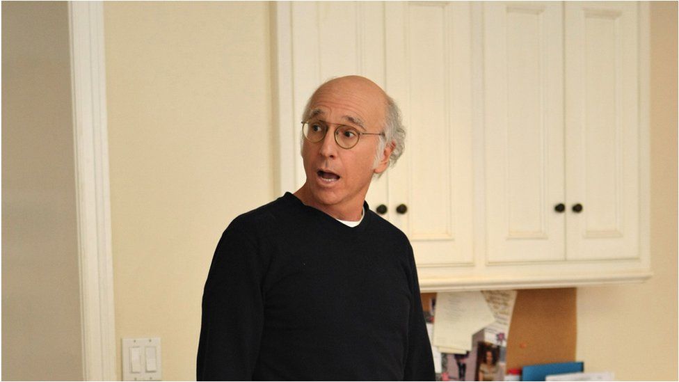 Comedian Larry David in Curb Your Enthusiasm