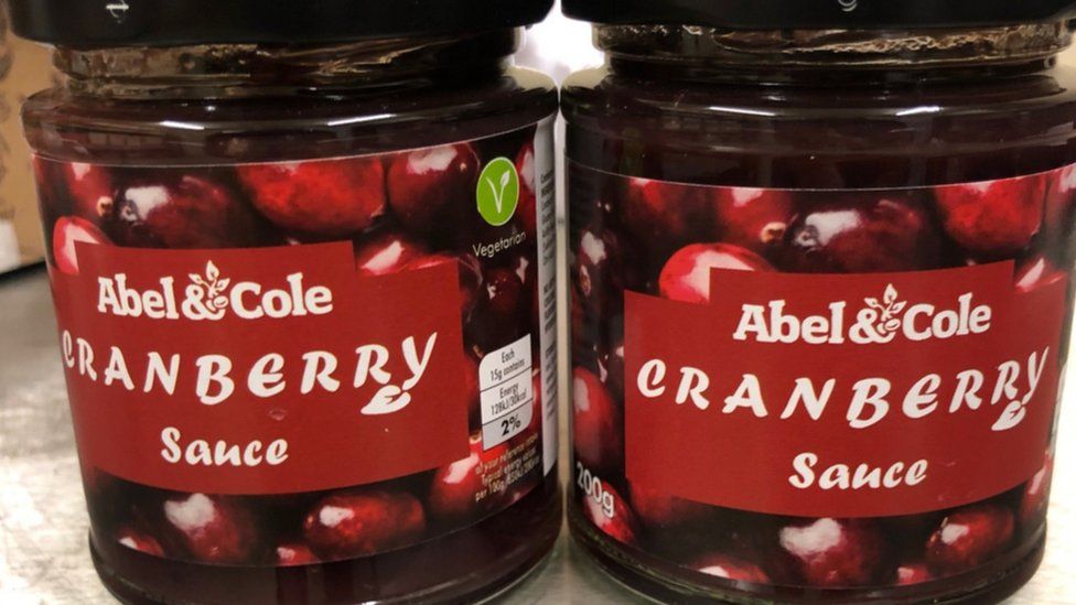 Counterfeit cranberry Sauce