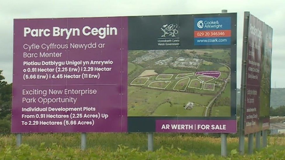 Bryn Cegin business park has been owned by the Welsh Government since 2000
