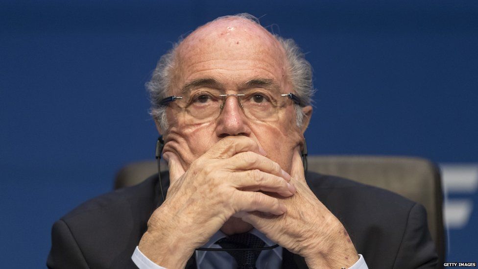 FIFA President Joseph S. Blatter talks to the press during the FIFA Post Congress Week Press Conference at the Home of FIFA 30 May 2015