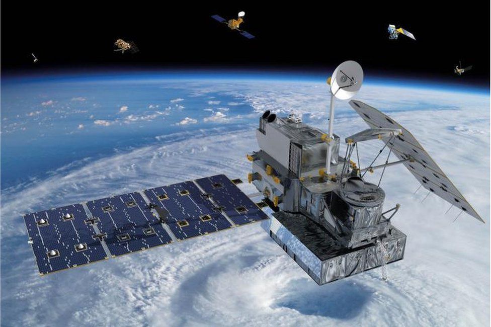 Weather monitoring satellites