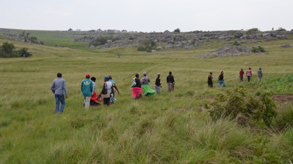 Scores of villagers walked for kilometres to attend community meetings in Xolobeni, Eastern Cape