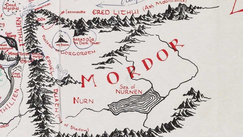 Mordor and Mount Doom