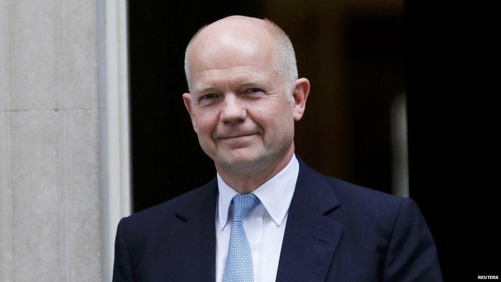 Former foreign secretary Lord Hague
