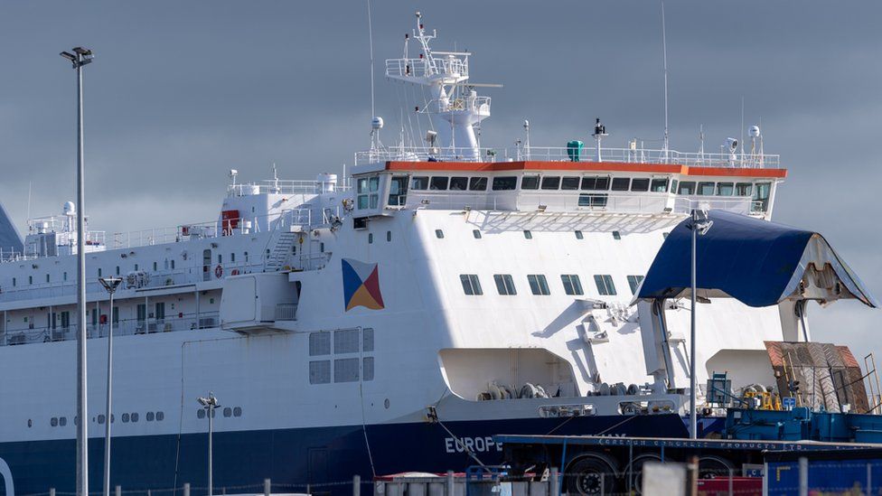 P&O Ferries operates between Larne and Cairnryan