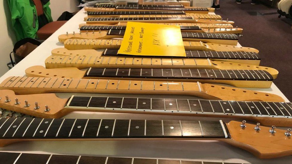 Cumbria Guitar Show Pick of instruments on display BBC News