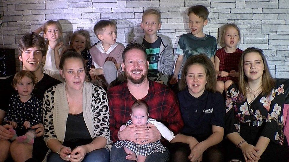 A couple from Hampshire who have 11 children say they just want a day off for Christmas.