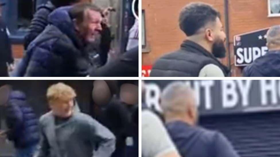 Four more CCTV stills police have released in connection with the Bolton disorder 