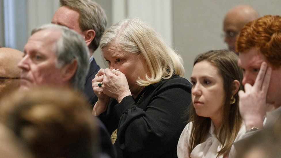 Spectators in the Alex Murdaugh trial