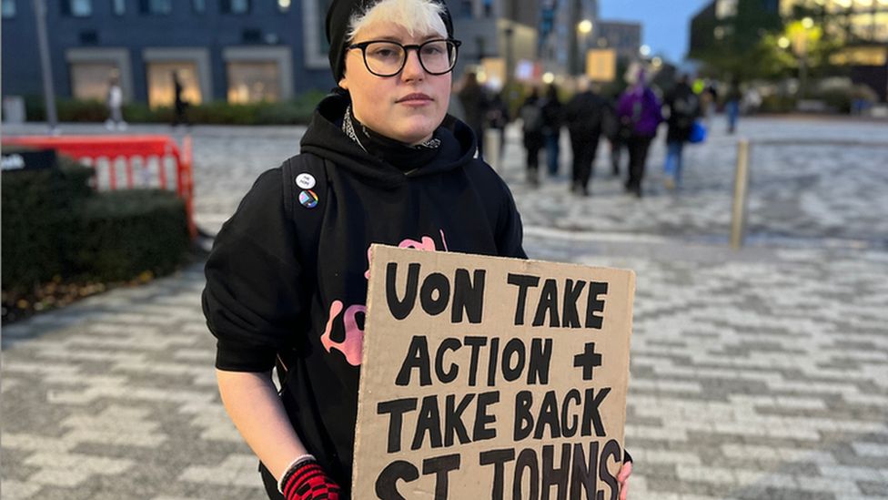 student protestor