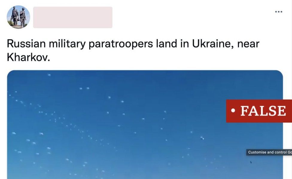 Footage of Russian military exercises