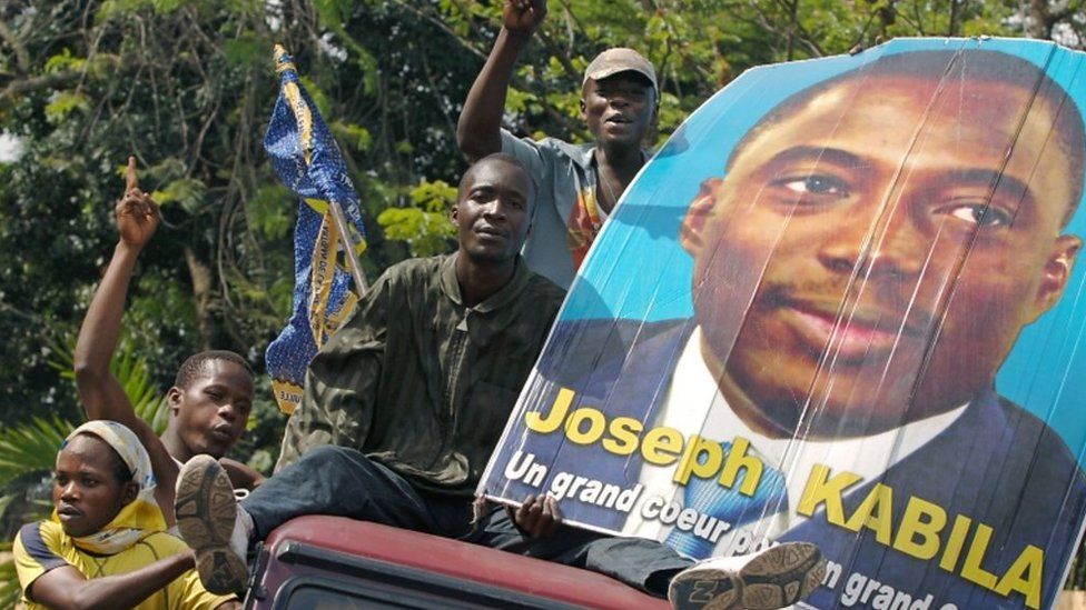 Kabila supporters